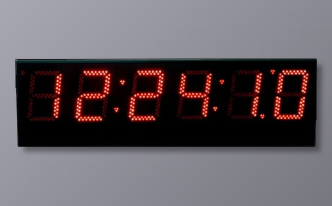 Industrial LED Timer Clocks from Digital Display Systems