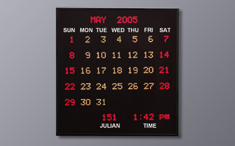 digital wall display and calendar smart screen