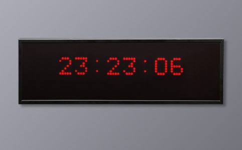 Multi LED Display - 6 Digit 24 Hour Time