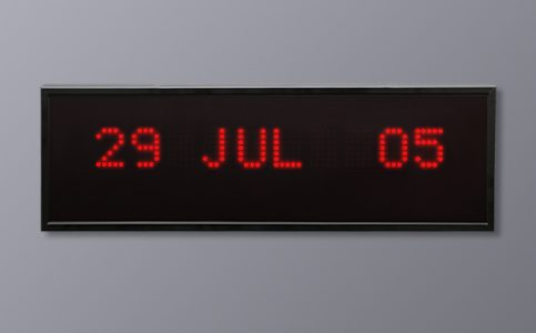 Multi LED Display - Day Month Year Format