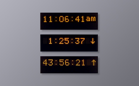 Industrial LED Timer Clocks from Digital Display Systems