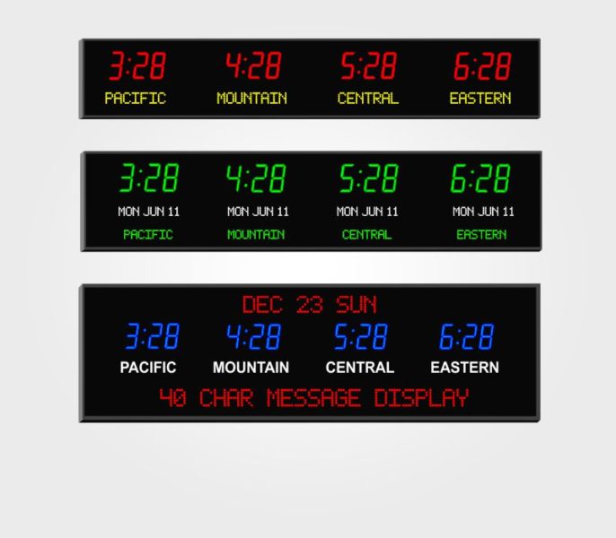 World Multi Time Zone Clock Archives Digital Display Systems