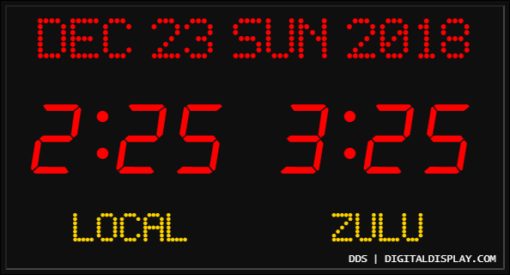 2 Zones 2 5 Bar Segment Programmable Electronic World Time Clock